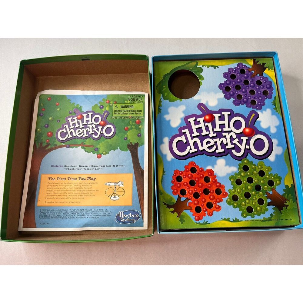 Hasbro -Hi‎ Ho Cherry-O - Ages 3+ Parts Not Full Game Board Game Pieces - Picture 5 of 8